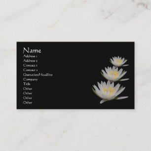 Carte de visite à fleurs Lotus Lotus