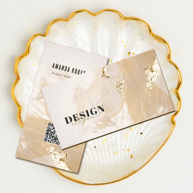 Carte de visite à huile or élégant moderne |Minima (Modern Elegant Gold Foil Business Card |Minimalist #zazzlemade #marblebackgroundcard #luxurybusiness)