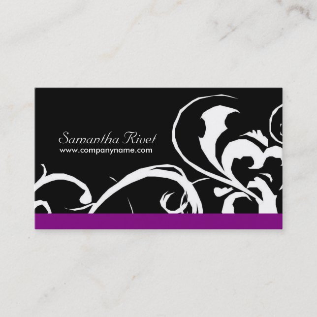 Carte de visite à la mode de salon (Devant)