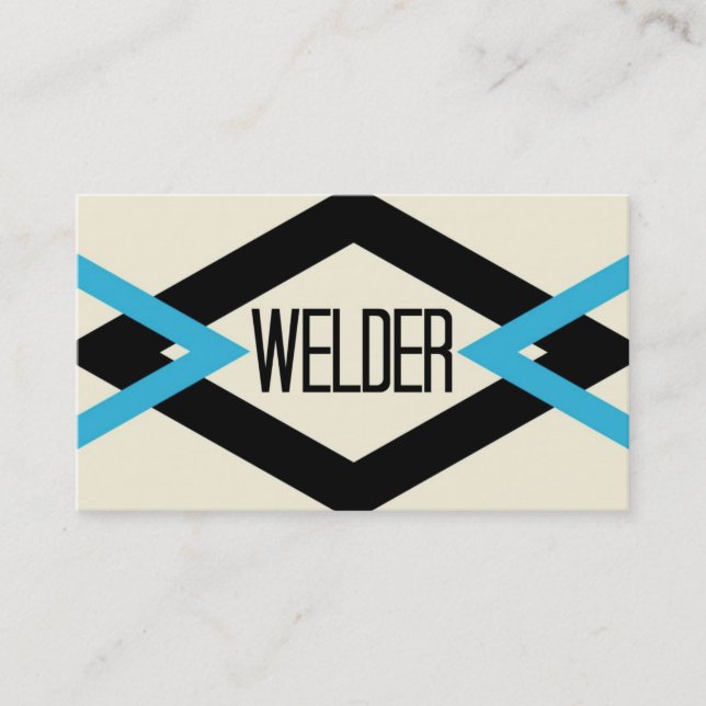 Carte de visite à la mode Welder (Devant)