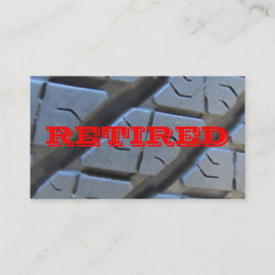 Carte de visite à la retraite parfait