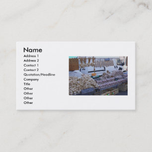Carte de visite à l'ail