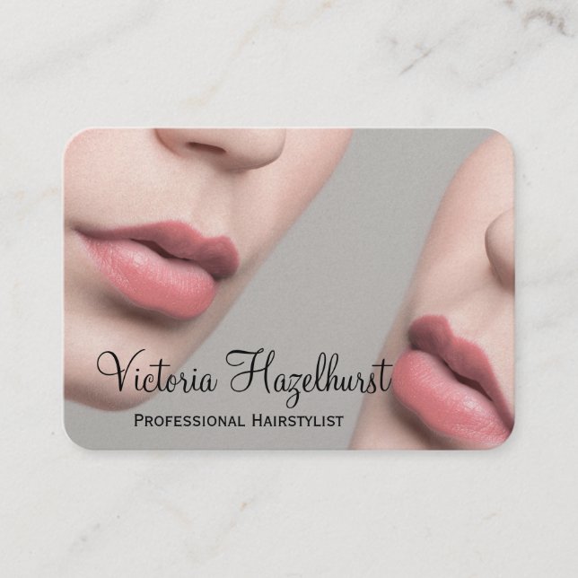 Carte De Visite À qui vous faites les cheveux Professionnel (Devant)