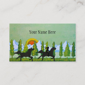 Carte De Visite À travers la prairie