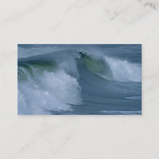 carte de visite à vagues (Devant)