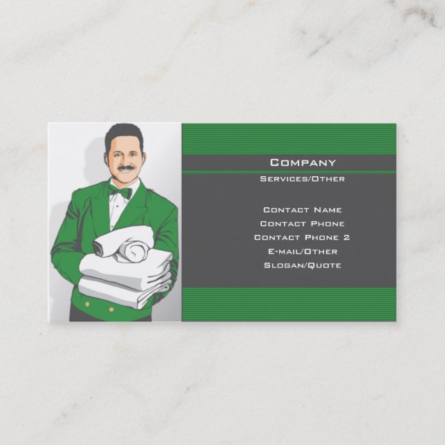 Carte De Visite À votre service (Devant)