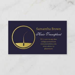 Carte De Visite Abandon des cheveux de sucre Transplantation des c