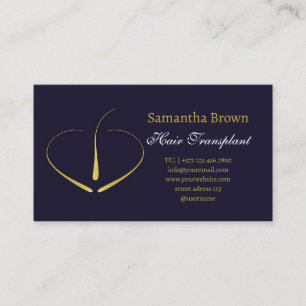 Carte De Visite Abandon des cheveux de sucre Transplantation des c