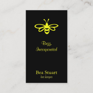 Carte De Visite Abeille [citron]