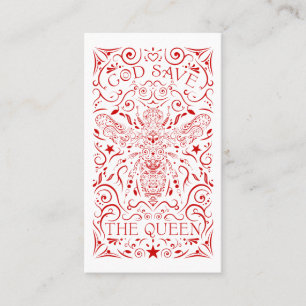 Carte De Visite abeille de God Save the Queen