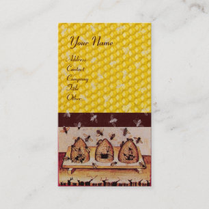 CARTE DE VISITE ABEILLE DE MIEL, L'APICULTURE, BEEKEPER