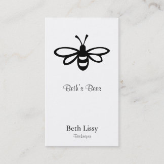Carte De Visite Abeille [noir]