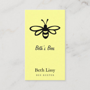 Carte De Visite Abeille [noir]