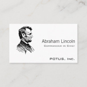 Carte De Visite Abraham Lincoln
