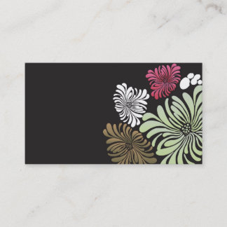 Carte de visite abstrait