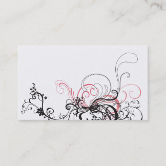 Carte de visite abstrait