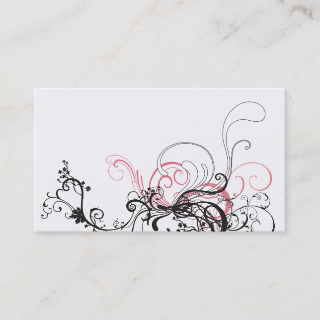 Carte de visite abstrait (Devant)