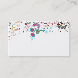 Carte de visite abstrait
