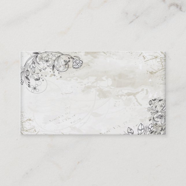 carte de visite abstrait (Devant)
