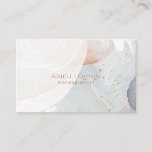 Carte De Visite Abstrait Aquarelle moderne Formes Textures Terre