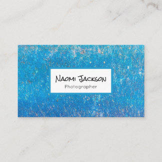 Carte de visite Abstrait bleu