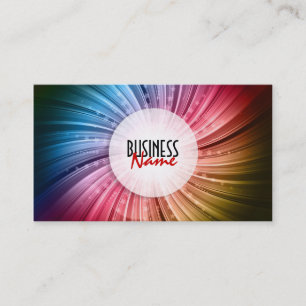 Carte de visite abstrait de Starburst
