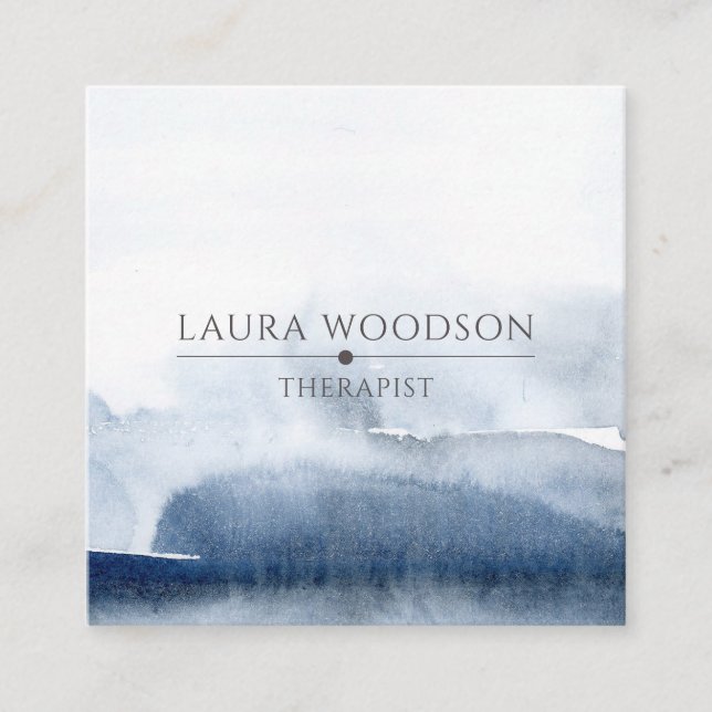 Carte de visite Abstrait de thérapie par frottemen (Devant)