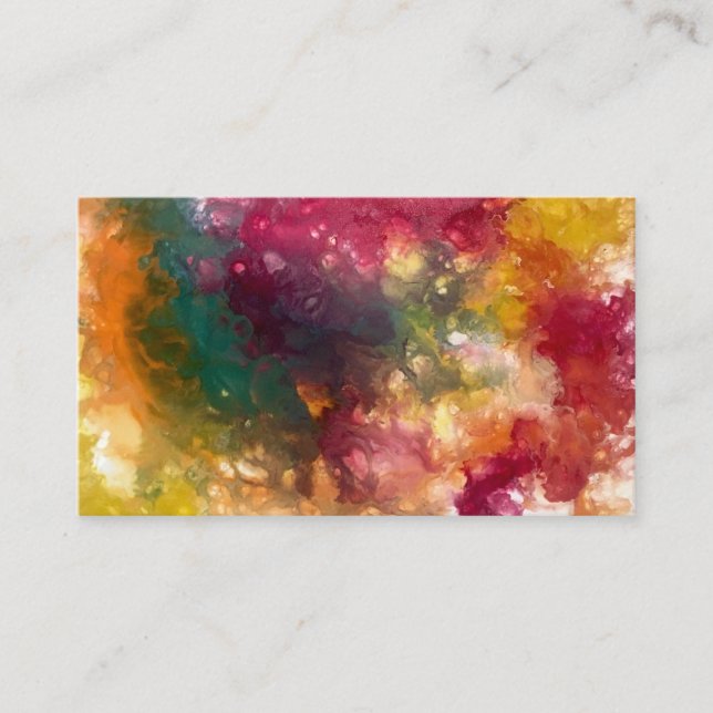 Carte de visite abstrait lumineux (Devant)