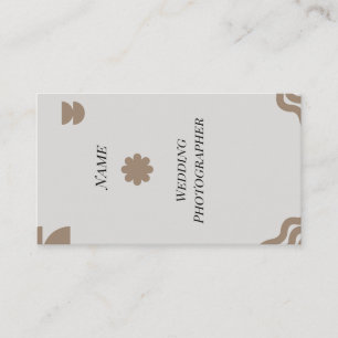 Carte de visite Abstrait minimal