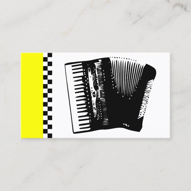Carte De Visite accordéon. (Devant)