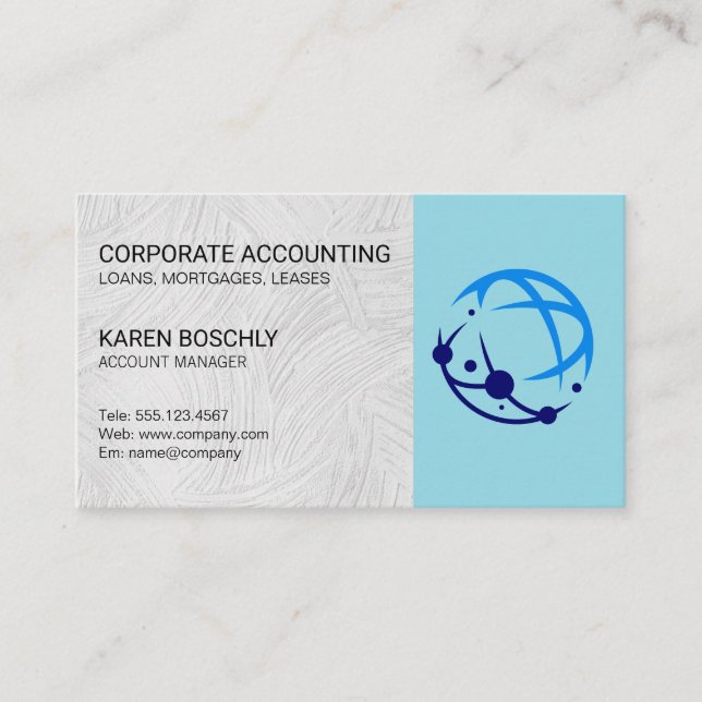 Carte De Visite Account Manager | Corporate Global Logo (Devant)