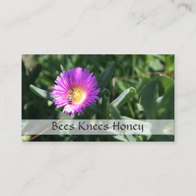 Carte De Visite Acheteur d'abeilles, Vente d'abeilles de miel - Ca (Devant)