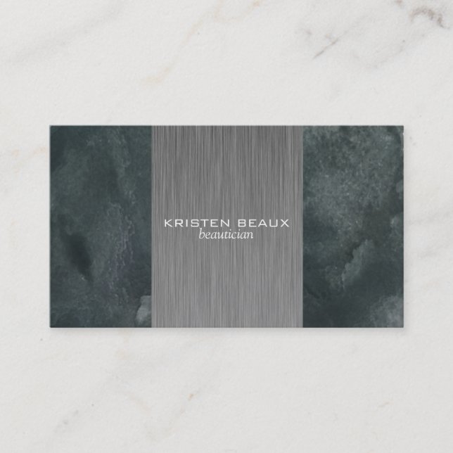 Carte De Visite Acier artistique Accent 3 (Devant)