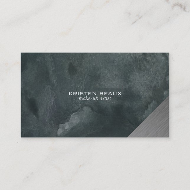 Carte De Visite Acier artistique Accent 5 (Devant)