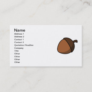Carte De Visite Acorn