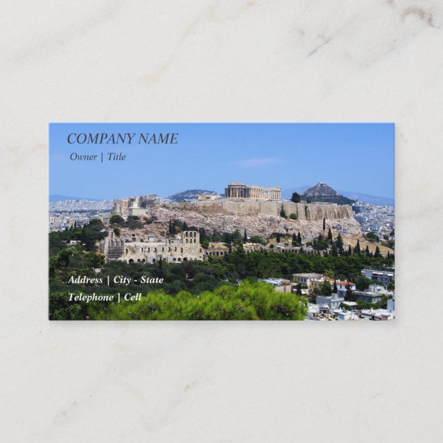 Carte De Visite Acropolis (Devant)