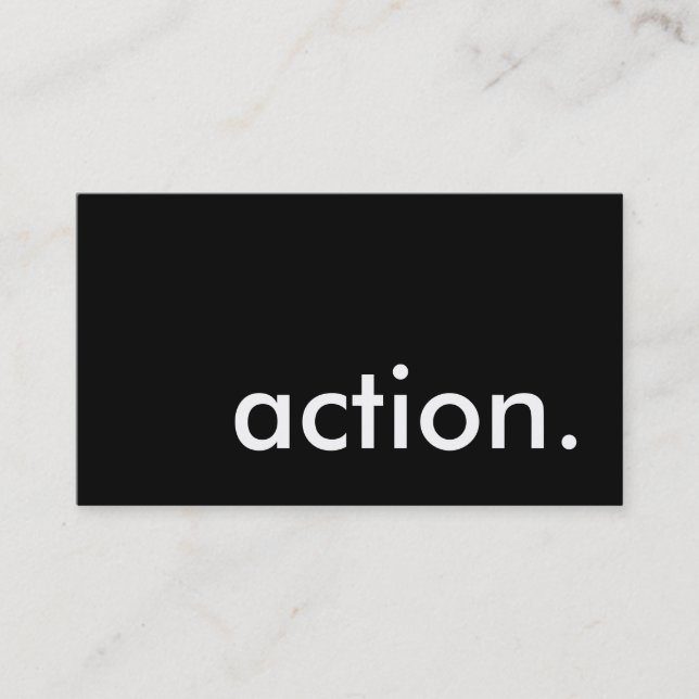 Carte De Visite action. (Devant)