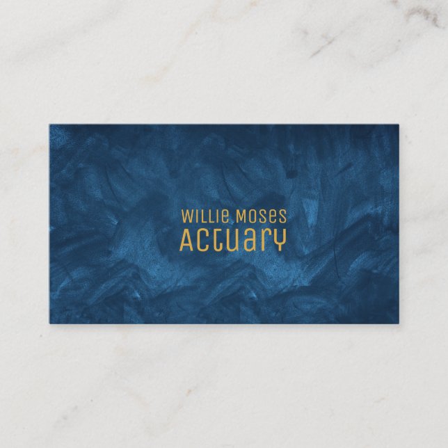 Carte de visite actuaire (Devant)