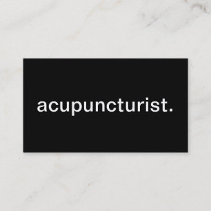Carte De Visite Acupuncteur
