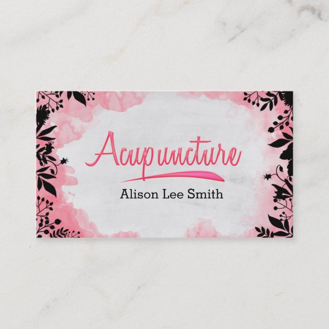 Carte De Visite Acupuncture (Devant)