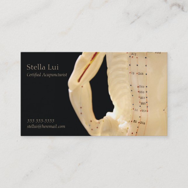 Carte De Visite Acupuncture arrière (Devant)