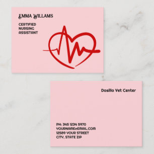 Carte De Visite 🩺 adjoint aux soins infirmiers certifié