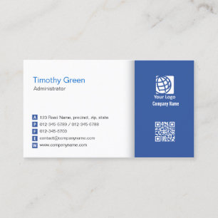Carte De Visite Administrateur Gestion des finances