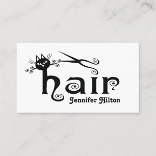Carte De Visite Adorable chic chic chic chic chignon cheveux logo