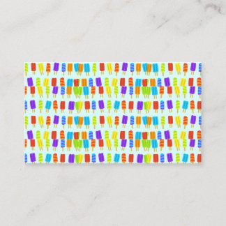 Carte De Visite adorable popsicles d'été glecream kawaii le
