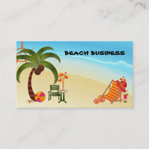 Carte de visite Affaire-Personnel tropical