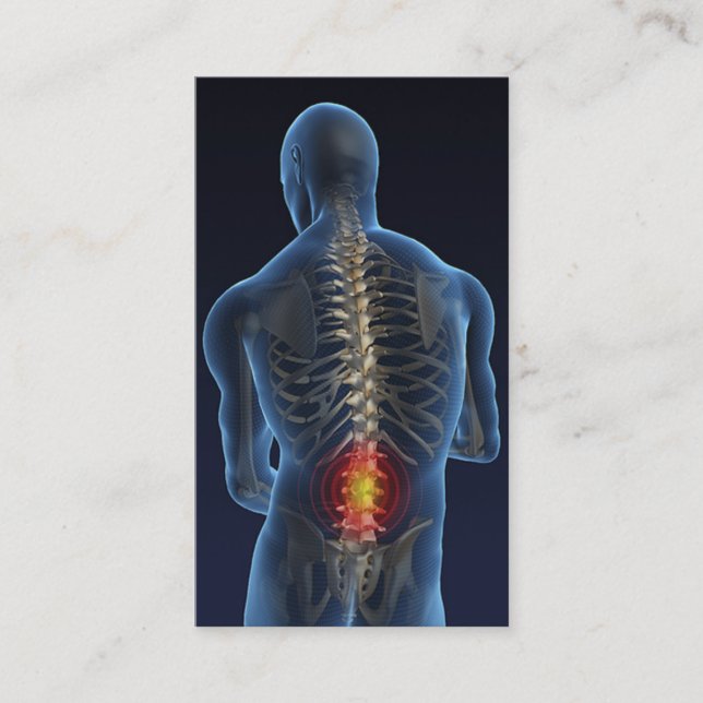 Carte De Visite Affaires Card4 de chiroprakteur (Devant)