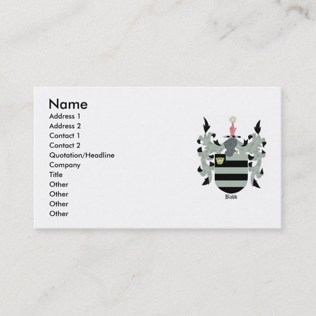 Carte De Visite Affaires/cartes personnelles (Devant)
