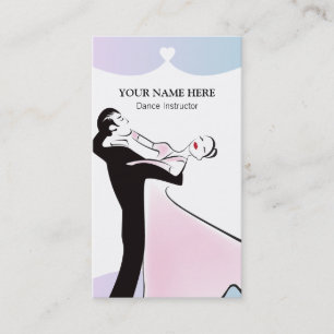 Carte De Visite Affaires classiques d'instructeur de danse de
