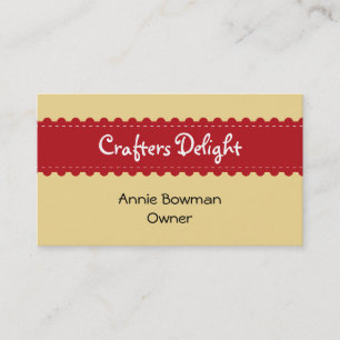 Carte De Visite Affaires faites main d'accessoires de ruban de